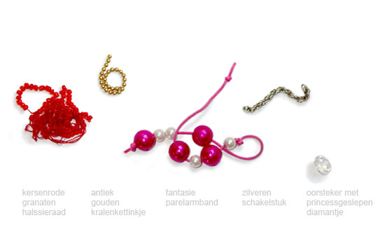 Acquisitie: goed zoeken en de edelstenen tussen de kiezels herkennen (Foto: gevonden 'sieraden'; opbrengt drie lunchwandelingen).