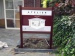 Atelier Laan van London - tuinbord